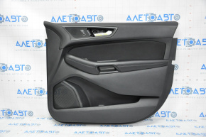 Door trim card front right Ford Edge 15-18 black, leather, no plug