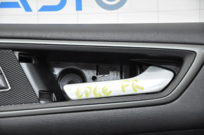 Door trim card front right Ford Edge 15-18 black, leather, no plug