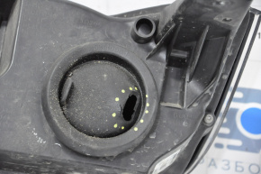 Headlight front right bare Ford Edge 15-18 dorest halogen, torn plug