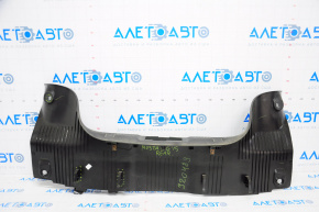 Ford Mustang mk6 15-23 coupe trunk opening trim, black, broken mount, scratches, without plug