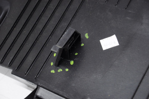 Ford Mustang mk6 15-23 coupe trunk opening trim, black, broken mount, scratches, without plug