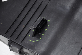 Ford Mustang mk6 15-23 coupe trunk opening trim, black, broken mount, scratches, without plug
