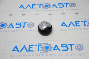 Ford Mustang mk6 15 manual transmission knob - chrome, leather black