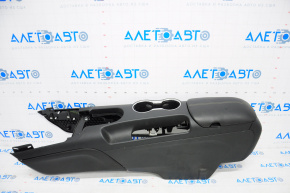 Console central armrest and cup holders Ford Mustang mk6 15-23 complete leather black, scratch