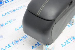 Console central armrest and cup holders Ford Mustang mk6 15-23 complete leather black, scratch
