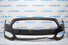 Front bumper bare Ford Mustang mk6 15-17 black, tear crepe, creases
