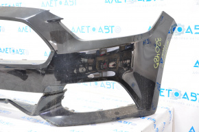 Front bumper bare Ford Mustang mk6 15-17 black, tear crepe, creases