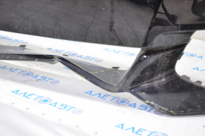 Front bumper bare Ford Mustang mk6 15-17 black, tear crepe, creases