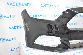 Front bumper bare Ford Mustang mk6 15-17 black, tear crepe, creases