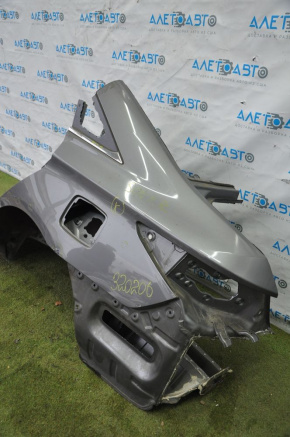 Quarter wing rear left Hyundai Sonata 11-12 graphite, small bumps