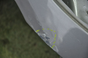 Quarter wing rear left Hyundai Sonata 11-12 graphite, small bumps