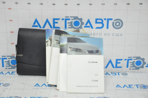 Manual instruction Lexus CT200h 11-17 English language erased