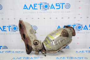 Exhaust manifold rear with catalytic converter Lexus RX350 10-15