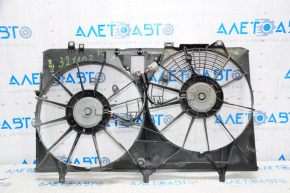 Diffuser radiator shroud bare Lexus RX350 10-15 with motors