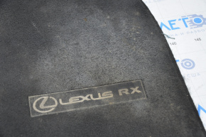Interior mat front right Lexus RX350 10-15 cloth black, for cleaning,