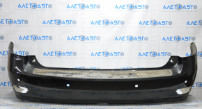 Rear bumper bare Lexus RX350 RX450h 10-15 for parking sensors black, broken crepe, cracks