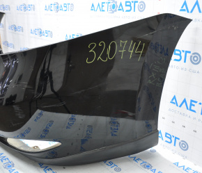 Rear bumper bare Lexus RX350 RX450h 10-15 for parking sensors black, broken crepe, cracks