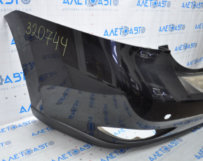 Rear bumper bare Lexus RX350 RX450h 10-15 for parking sensors black, broken crepe, cracks
