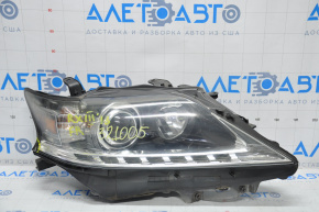 Headlight front right bare Lexus RX350 RX450h 13-15 rest xenon water damage, broken fasteners, broken glass