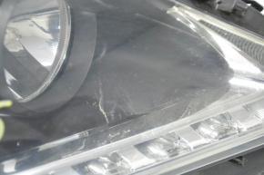 Headlight front right bare Lexus RX350 RX450h 13-15 rest xenon water damage, broken fasteners, broken glass