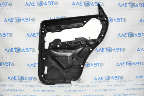 Door trim card rear left Mazda CX-5 17-23 leather, black with beige insert