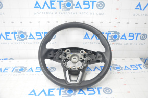 Naked steering wheel Mazda CX-5 17-19 leather black, with pads