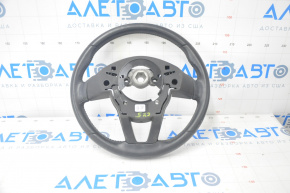 Naked steering wheel Mazda CX-5 17-19 leather black, with pads