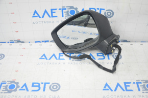 Left side mirror assembly Mazda CX-5 17-24 BSM, heated, turn signal, 7 pins, white