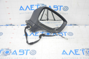 Right side mirror assembly Mazda CX-5 17-24 BSM, heated, turn signal, 7 pins, white