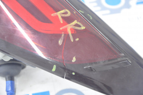 Lamp outer wing right Mazda CX-5 17-21 signature illum, crack