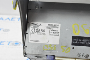 Monitor, display, navigation Lexus ES350 07-09 with climate control, scratches