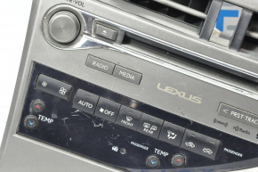 Radio, Tape, Climate Control, Panel Assembly Lexus RX350 RX450h 10-15 Type 3, Scratches