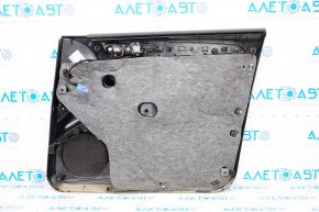 Door trim card front left Audi Q5 8R 09-12 black with brown insert