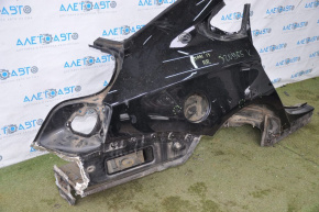 Quarter wing rear right Chevrolet Impala 14-20 black, pokes