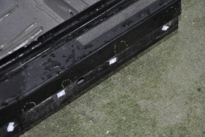 Sunset wing rear right Ford Mustang mk6 15-23 coupe, black, bumps on the threshold