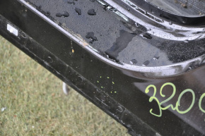 Front right quarter Ford Mustang mk6 15-23 black, bumps on the threshold