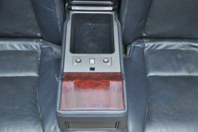 Rear row of seats 2 row Lexus LS460 LS600h 07-09 leather black, heated, scratch on the back