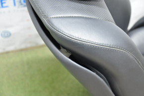 Passenger seat Lexus LS460 LS600h 07-09 with airbag, electric, leather black, broken fastening pads