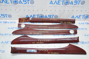 Set of interior trims for wood Lexus LS460 broken fasteners, defective dashboard trims