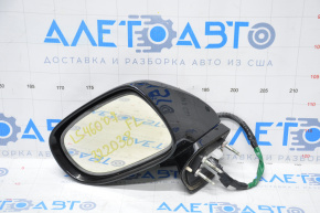 Left side mirror complete Lexus LS460 LS600h 07-09 prerest 14 pins black