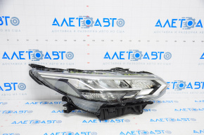 Headlight front right Nissan Sentra 20-25 complete LED with fastening cracks