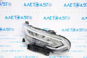 Headlight front right Nissan Sentra 20-25 complete LED with fastening cracks