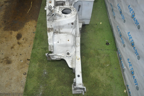 Front right quarter Toyota Prius 30 10-15 white 040