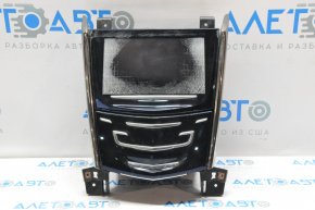 The monitor, display, navigation, and climate control of a 2013-2014 Cadillac ATS are broken, the sensor is not working, and there are scratches.