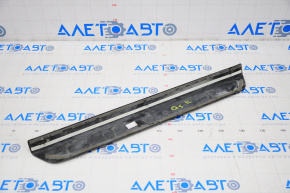 Door sill outer front left Audi Q5 8R 09-17 black
