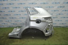 Quarter wing rear left Ford Edge 15-18 silver UX