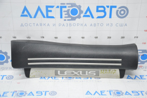 Door sill trim rear right Lexus LS460 LS600h 07-17 black worn, bumps on chrome