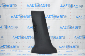 Center pillar trim lower left Lexus LS460 LS600h 07-08 leather black, for re-upholstery