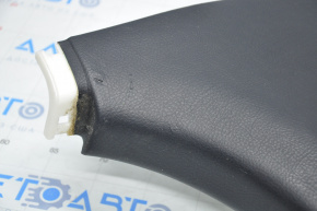 Center pillar trim lower left Lexus LS460 LS600h 07-08 leather black, for re-upholstery