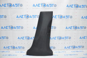Center pillar trim lower right Lexus LS460 LS600h 07-12 leather black, for re-upholstery